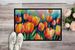 Tulips In Watercolor Doormat Front Door Mat Indoor Outdoor Rugs For Entryway, Non Slip Washable Low Pile, 24H X 36W_maomaolike.com