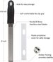Lemon Zester, Stainless Steel Kitchen Cheese Grater, Plastic Cover Ergonomic Soft Black Handle_maomaolike.com