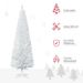 6' Artificial Pencil Christmas Tree, Slim Xmas Tree With 390 Realistic Branch Tips And Plastic Stand, White_maomaolike.com
