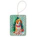 English Foxhound Christmas Porcelain Ornament Christmas Tree Hanging Decorations For Home Christmas Holiday, Rectangle, Gift, Multicolor_maomaolike.com