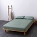 Manufacturer Unprinted Pure Washed Four-Piece Japanese Style Good Quality Small Plaid Full Cotton Duvet Cover Sheet Bed Skirt Thre_maomaolike.com