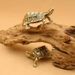 Vintage Pure Brass Longevity Desktop Ornament Lucky Turtle Sculpture Craft Tea Pet Decoration Old Bronze Artifact_maomaolike.com