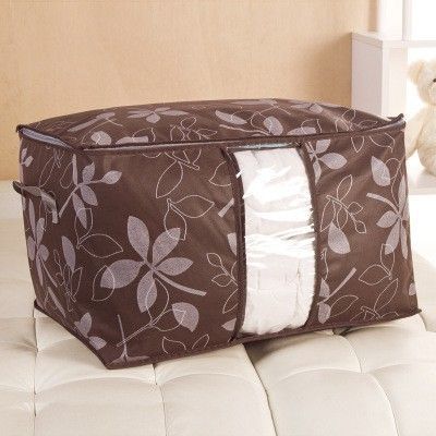 Ready Stock QUOKKA 65L Foldable Zipper Clothes Storage Bag, Large Capacity Organizer Container For Quilts Blankets Wardrobe Bedding Sorting
_maomaolike.com