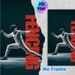 Fencing Themed Painting Poster, Bold Dramatic Fencer Action Poster, Stylish Sports-inspired Decor Ideal For Gym, Sports Room And Home Wall_maomaolike.com
