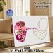 Floral Fetus & Uterus Painting Poster, Delicate Pressed-Flower Botanical Silhouette Poster, Unique Nature-Inspired Artistic Decor For Medical Offices_maomaolike.com