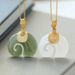 Boutique Natural Stone Hetian Jade Elephant Pendant Necklace Choker Jewelry For Women Birthday Anniversary_maomaolike.com