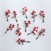 Plants Artificial Flowers Plastic Six-Pronged Christmas Wreath Decoration Small Fruit Accessories Wholesale_maomaolike.com