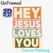 Religious Typography Painting Poster, Vintage Color-blocked Bold Text Poster, Inspirational Faith-based Message Suitable For Home, Living Room Or_maomaolike.com