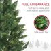 Tall Pencil Artificial Christmas Tree Holiday Décor With Branches, Auto Open, Steel Base, Pine Needles, Green_maomaolike.com