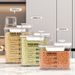 Grain Box Rice Household Insect-Proof Moisture-Proof Kitchen Storage Food-Grade Container Sealed Jar_maomaolike.com