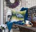 Blue Heron Stalking Prey Throw Pillow Machine Washable, Indoor Outdoor Decorative Pillow For Couch, Bed Or Patio, 18Hx18W_maomaolike.com