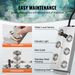 VEVOR 6 Head Ultrasonic Mist Maker 4500mL/H Ultrasonic Fogger IP67 Waterproof_maomaolike.com