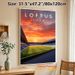 Loftus Road Football Stadium Painting Poster, Vibrant Sunset Stylized Stadium Scene Poster, Eye-catching Sports-themed Decor Ideal For Home, Game Room_maomaolike.com