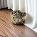 Copper-Plated Home Indoor Tree Stump Ornament Zen Holder Coil Sandalwood Tray Retro Incense Burner With Lid_maomaolike.com