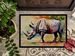 Rhinoceros Doormat Front Door Mat Indoor Outdoor Rugs For Entryway, Non Slip Washable Low Pile, 24H X 36W_maomaolike.com