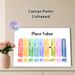 Place Value Painting Poster, Vibrant Watercolor Color-coded Place Value Chart Poster, Clear Visual Aid For Learning Numerical Concepts, Ideal For_maomaolike.com
