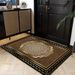 Living Room Rug Large Size Rug Abstract Geometric Pattern Bedroom Rug Plush Pile, Washable Thickened Underlay Bedside Rug Home Decor Rug_maomaolike.com
