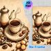 Coffee & Treats Themed Painting Poster, Vintage Hand-drawn Warm Coffee Scene Poster, Cozy Nostalgic Decor Idea For Kitchen, Café And Dining Area_maomaolike.com