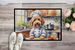 Goldendoodle The Chef Doormat Front Door Mat Indoor Outdoor Rugs For Entryway, Non Slip Washable Low Pile, 24H X 36W_maomaolike.com