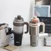 Summer New Giant Thermos Cup Capacity Ceramic Ice Cream Cup Stainless Steel Ice And Cold Car Coffee Cup_maomaolike.com