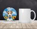 Fox Terrier In Sunflowers Large Sandstone Coasters Pack Of 4 Absorbent Round Coasters Decor Gifts For Men Or Women, 4 In, Multicolor_maomaolike.com