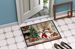 Pekingese Cozy Christmas Doormat Front Door Mat Indoor Outdoor Rugs For Entryway, Non Slip Washable Low Pile, 24H X 36W_maomaolike.com