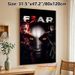 F.E.A.R. Horror Game Painting Poster, Dark Gothic Horror Style Poster, Captivating Spooky Design With Mysterious Intense-eyed Characters, Ideal For_maomaolike.com