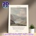 The Beatitudes Painting Poster, Soft-toned Vintage Mountain Lake Landscape Poster, Inspirational Bible Verse Print, Suitable For Living Room And Study_maomaolike.com