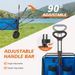 1pc Collapsible Foldable Wagon Cart, 330LBS Heavy Duty Utility Garden Cart With All-Terrain Wheels For Beach, Lawn, Sports, Camping, Black, 30"_maomaolike.com