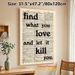 Inspirational Quote Painting Poster, Vintage Dictionary-style Bold Typographic Text Poster, Motivational Message Ideal For Home Office, Living Room_maomaolike.com