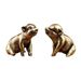 Animal Chinese Style Wealth Gathering Alloy Small Ornament Retro Zodiac Pig Bronze Decoration Craft_maomaolike.com