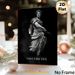 Roman Emperor Themed Painting Poster, Monochrome Vintage Sculpture Style Poster, Classic "Veni Vidi Vici" Historical Quote Design, Ideal For Home_maomaolike.com