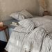 Wholesale INS Korean Style Princess Soft Naked Sleep Double Layer Gauze 4-Piece Ruffled Pure Cotton Floral Four-Piece Set_maomaolike.com