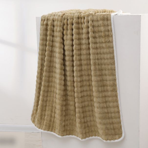 Fleece Bubble Bath Towel Soft And Absorbent_maomaolike.com