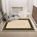 Living Room Rug,Large Rug,Oversized, Gold Leaves Design,Bedroom Rug,Soft And Thick, Machine Washable, Thickened Rug, Bedside Rug,Decorative Indoor Rug_maomaolike.com
