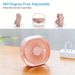 Random Color New Desktop Small Fan Rechargeable Desktop Fan Portable Office Student Dormitory Home Mini Fan Mute_maomaolike.com