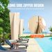Patio Umbrella Cover For 7ft To 13ft Cantilever Umbrellas, Water Resistant PU 2000mm, Outdoor Umbrella Cover With Zipper And Rod, Beige_maomaolike.com