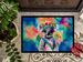 Hippie Animal Koala Doormat Front Door Mat Indoor Outdoor Rugs For Entryway, Non Slip Washable Low Pile, 24H X 36W_maomaolike.com