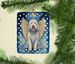 Komondor My Angel Porcelain Ornament Christmas Tree Hanging Decorations For Home Christmas Holiday, Rectangle, Gift, Multicolor_maomaolike.com