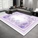 Living Room Rug Large Size Gorgeous Gold Frame Design Bedroom Rug Plush Thickened Machine Washable Thickened Underlay Interior Decorative Rug_maomaolike.com