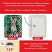 Egyptian Mau Cat By The Christmas Tree Porcelain Ornament Christmas Tree Hanging Decorations For Home Christmas Holiday, Rectangle, Gift, Multicolor_maomaolike.com