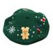 Hot Sale Classy Xmas Cartoon Embroidered Painter Hat Wild for Street_maomaolike.com