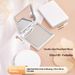 Square Plastic Double Sided Standing Makeup Mirror, Mini Portable Handheld Compact Mirror, Beauty Vanity Mirror For Student Dorm Home Daily Dressing
_maomaolike.com