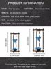 Classic Wooden Hourglass 60-minute/30-minute Timer, A Simple Decorative Piece For Home And Office Use._maomaolike.com
