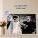 Frankenstein & Bride Of Frankenstein Painting Poster, Vintage Monochrome Classic Horror Scene Poster, Nostalgic Spooky Art Ideal For Home Wall Decor_maomaolike.com
