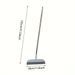 Extra-long Magic Broom With A Detachable Brush Head, Double-sided Silicone Bristles, And Durable—suitable For Hard Floors And Carpets_maomaolike.com