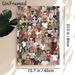 Diverse Multi-Ethnic Crowd Painting Poster, Vibrant Flat Illustration Poster, Highlights Human Diversity, Suitable For Home, Office And Living Room_maomaolike.com