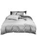 Bedding Solid Color Quilt Cover Simple Embroidery Quilt Cover_maomaolike.com