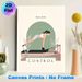 Pilates Themed Painting Poster, Soft-toned Minimalist Flat Style Poster, Conveys Balance And Control Concept, Ideal For Home Gym, Yoga Studio And_maomaolike.com