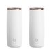Stainless Steel Highball Cocktail Glass Set, Set Of 2 - White_maomaolike.com